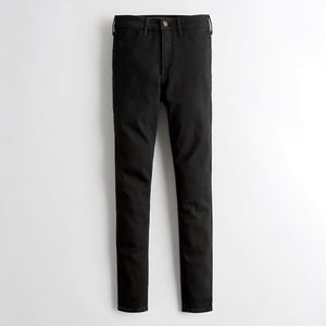 Black high rise hollister jean leggings